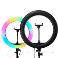 USB-betriebenes 14&#39;&#39; RGB-Ringlicht mit Stativ